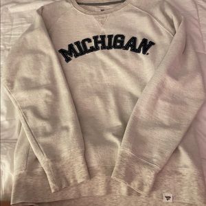 michigan crewneck
